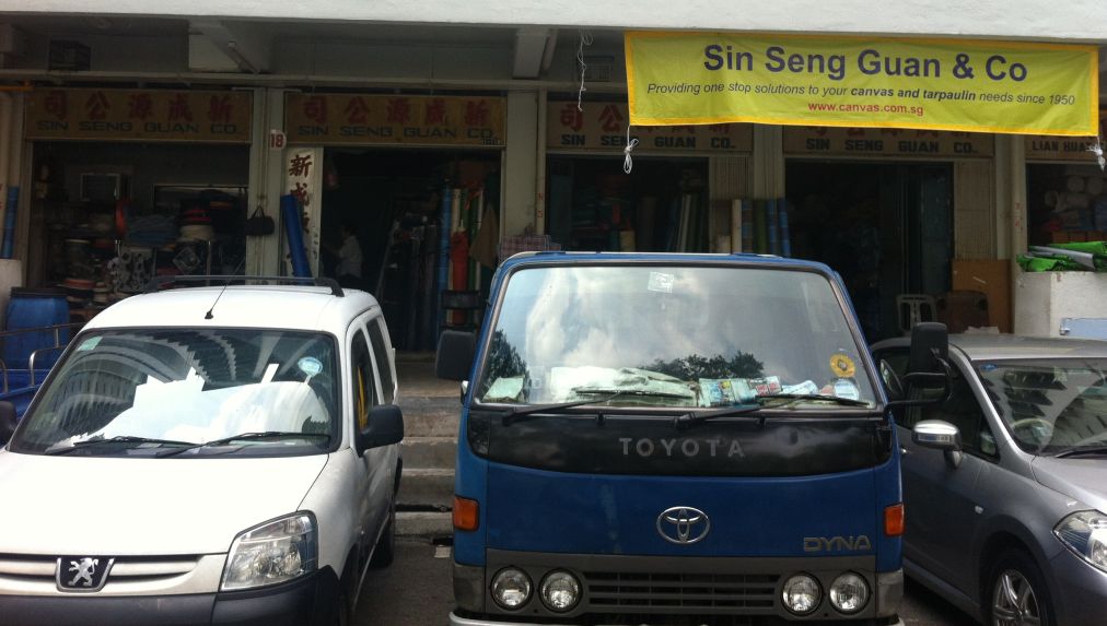 PVC coated canvas tarpaulin offered by Sin Seng Guan & Co - One stop  solution for your canvas and tarpaulin needs in Singapore since 1950